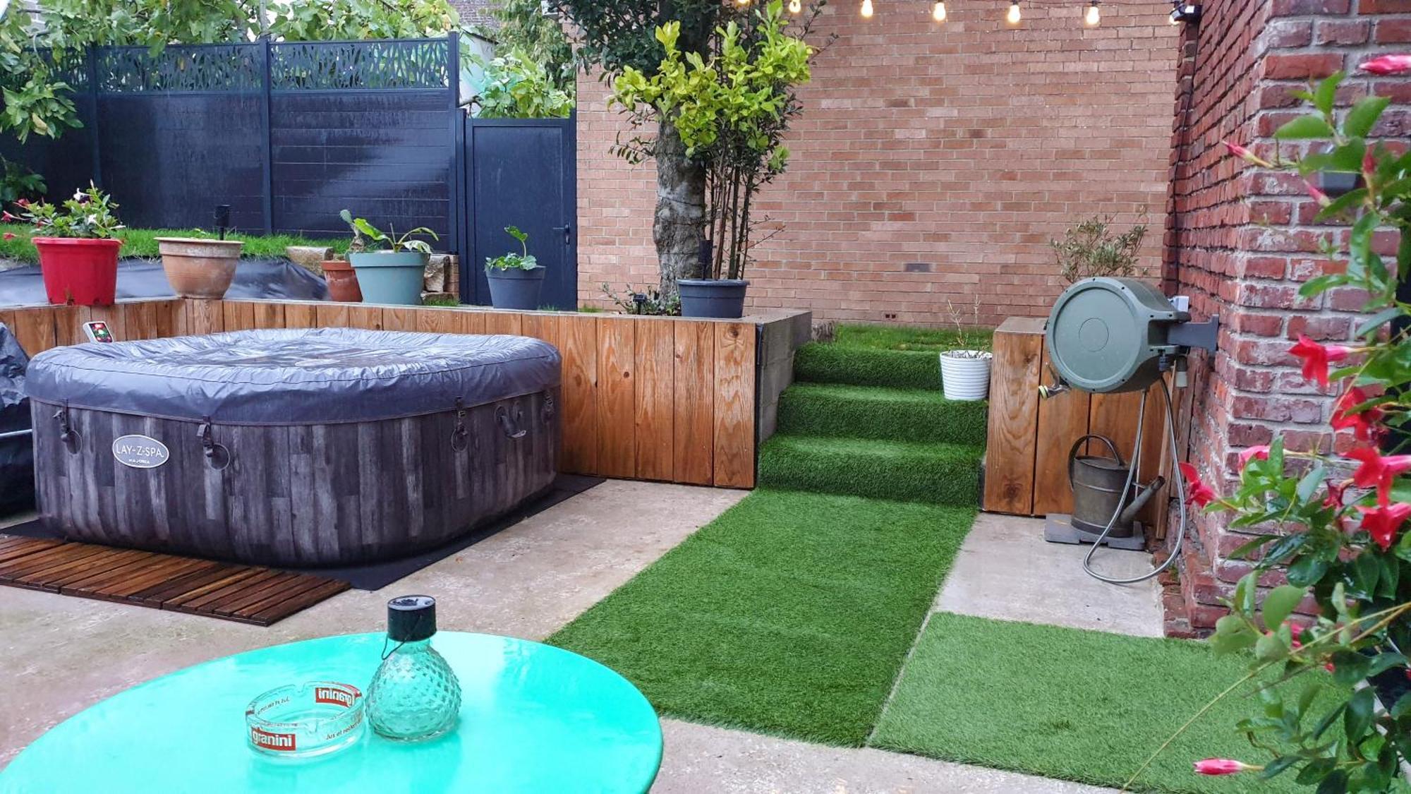 Gary Suite - Studio Cosy, Spa Et Jardin Privatif A 4 Min De Cambrai Awoingt Екстериор снимка